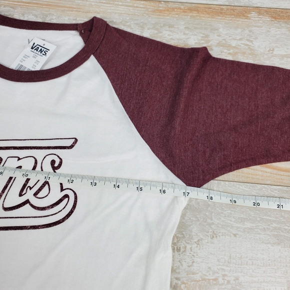 Vans Outlined Scripted Raglan Womens - Picture 7 of 8